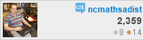 profile for ncmathsadist at Computer Science Educators